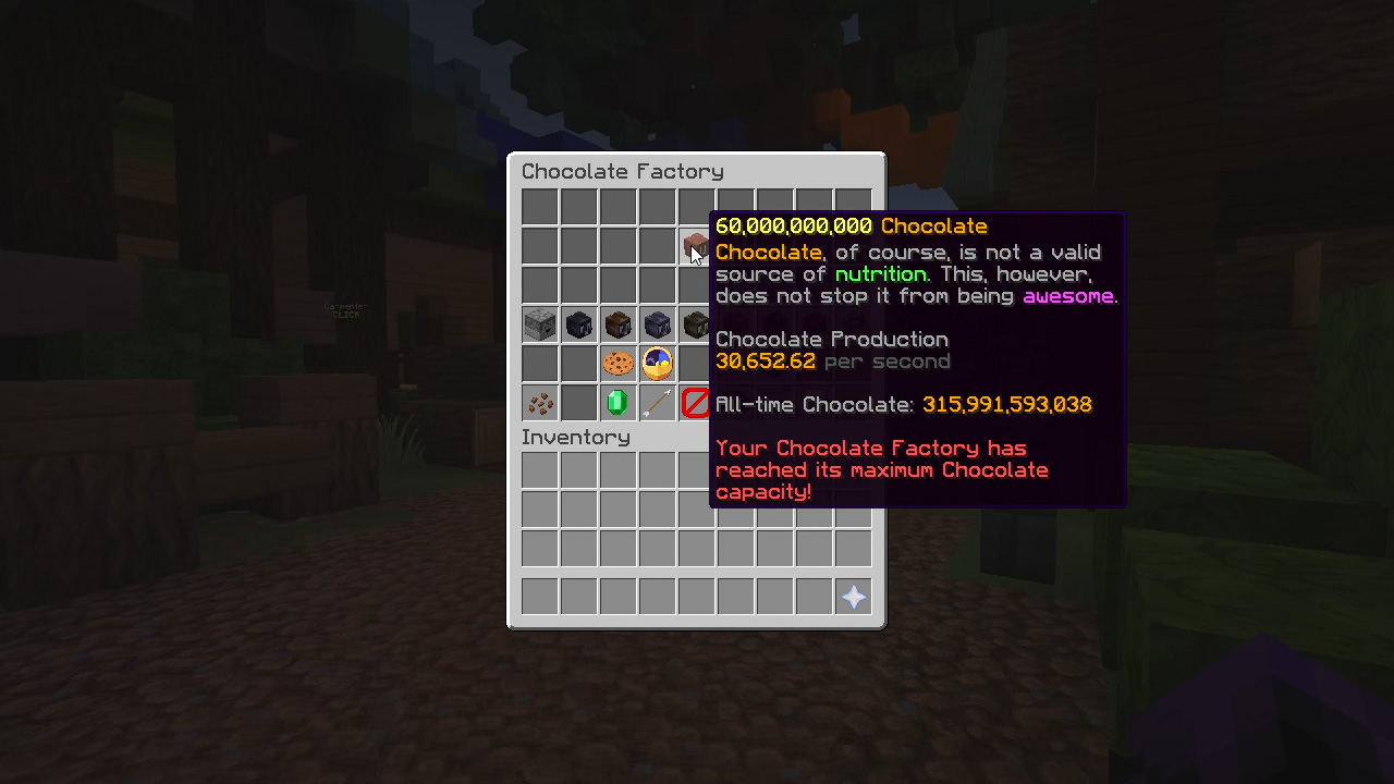 Chocolate Factory Clicker in Nebula Client